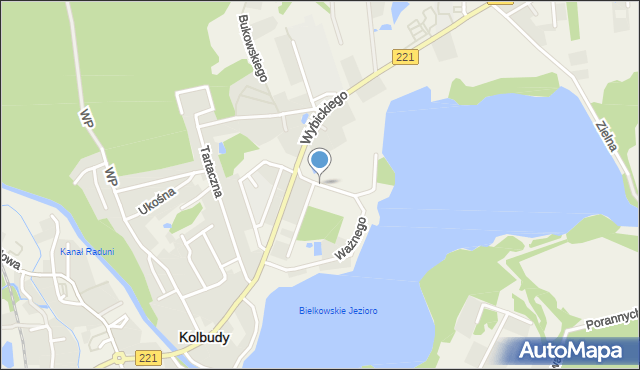 Kolbudy, Ważnego Adama, mapa Kolbudy