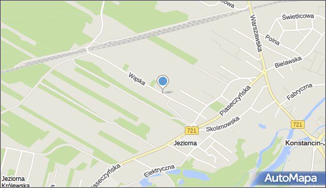 Konstancin-Jeziorna, Wąska, mapa Konstancin-Jeziorna