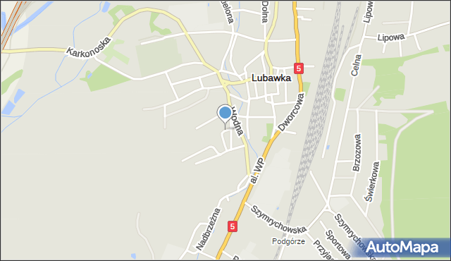 Lubawka, Wąska, mapa Lubawka
