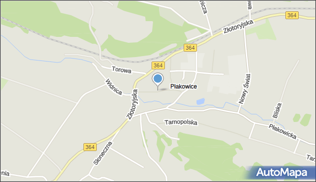 Lwówek Śląski, Wąska, mapa Lwówek Śląski