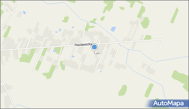 Majdan gmina Wołomin, Warecka, mapa Majdan gmina Wołomin