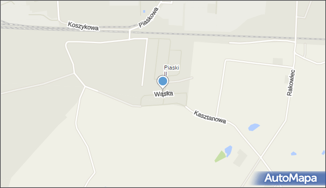 Malbork, Wąska, mapa Malborka