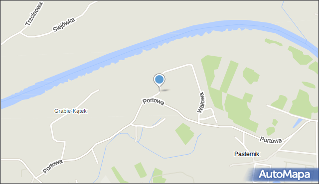 Niepołomice, Wałowa, mapa Niepołomice