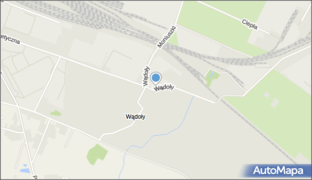 Oleśnica, Wądoły, mapa Oleśnica