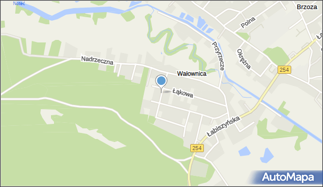 Olimpin, Wałownica, mapa Olimpin