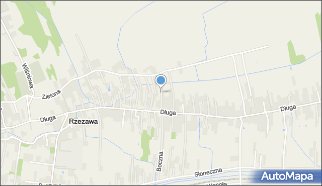 Rzezawa, Wąska, mapa Rzezawa