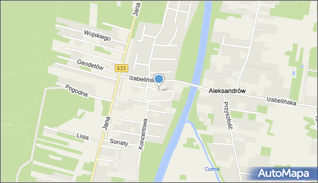 Stanisławów Pierwszy gmina Nieporęt, Warsztatowa, mapa Stanisławów Pierwszy gmina Nieporęt