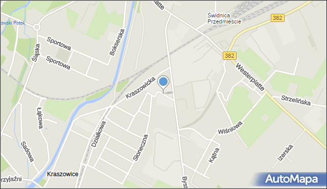 Świdnica, Wąska, mapa Świdnicy