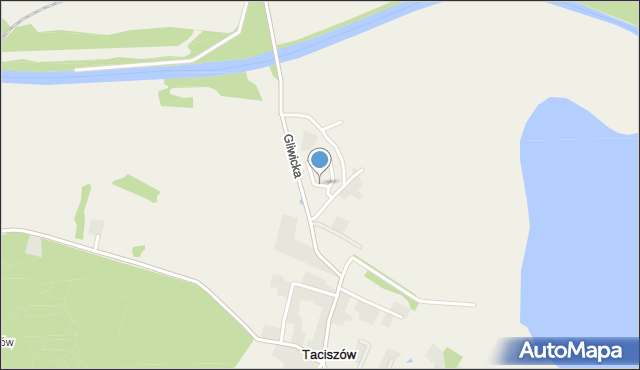 Taciszów, Wakacyjna, mapa Taciszów