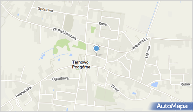 Tarnowo Podgórne, Wąska, mapa Tarnowo Podgórne