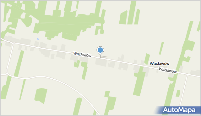 Wacławów gmina Wolanów, Wacławów, mapa Wacławów gmina Wolanów