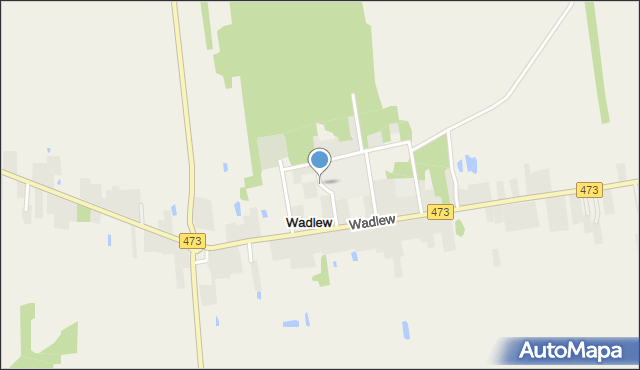 Wadlew, Wadlew, mapa Wadlew