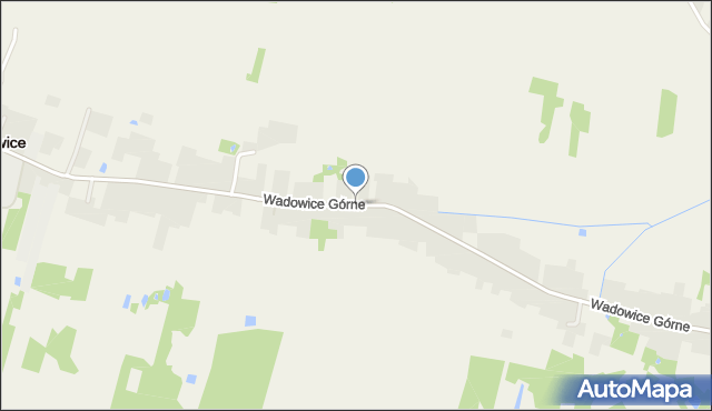 Wadowice Górne, Wadowice Górne, mapa Wadowice Górne