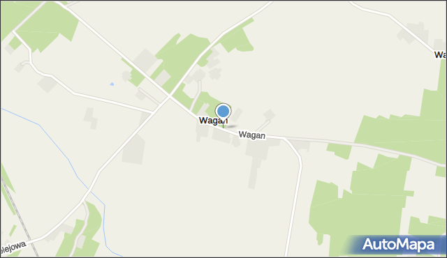 Wagan, Wagan, mapa Wagan
