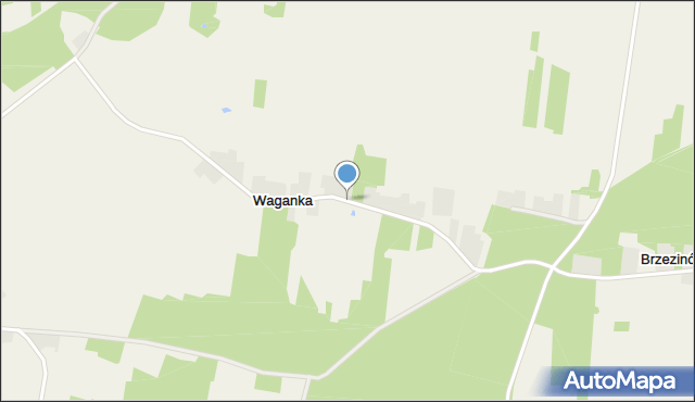 Waganka, Waganka, mapa Waganka