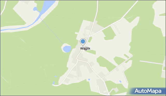 Wąglik, Wąglik, mapa Wąglik