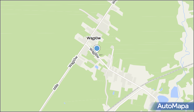 Wąglów, Wąglów, mapa Wąglów