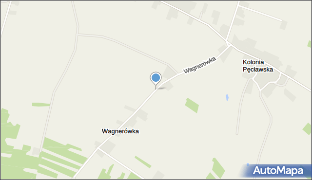 Wagnerówka, Wagnerówka, mapa Wagnerówka