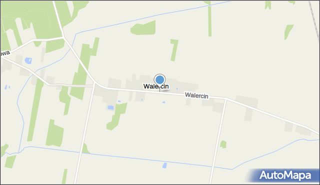 Walercin, Walercin, mapa Walercin