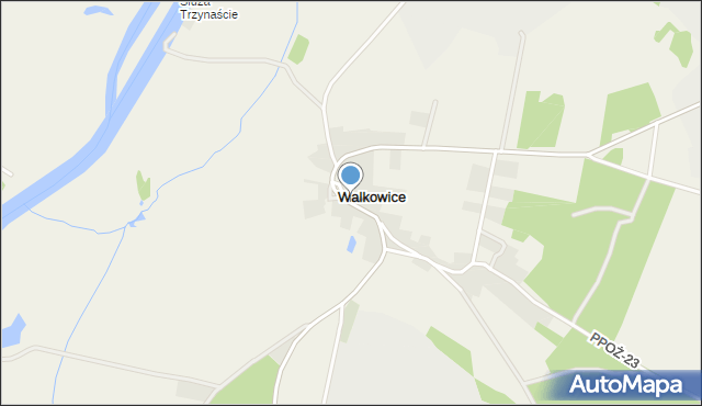 Walkowice, Walkowice, mapa Walkowice