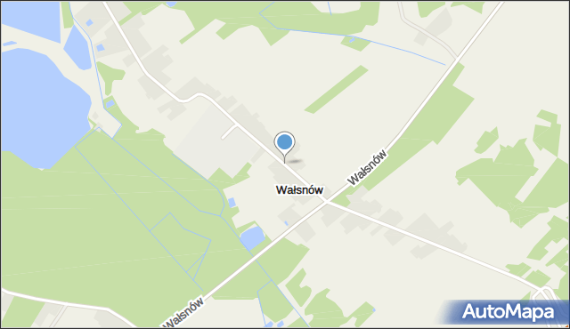 Wałsnów, Wałsnów, mapa Wałsnów