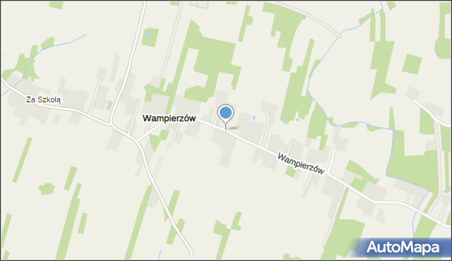 Wampierzów, Wampierzów, mapa Wampierzów