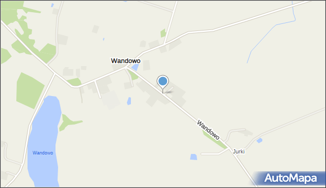 Wandowo gmina Gardeja, Wandowo, mapa Wandowo gmina Gardeja