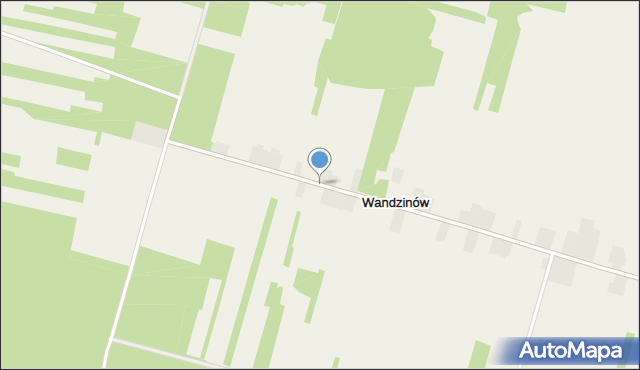 Wandzinów, Wandzinów, mapa Wandzinów