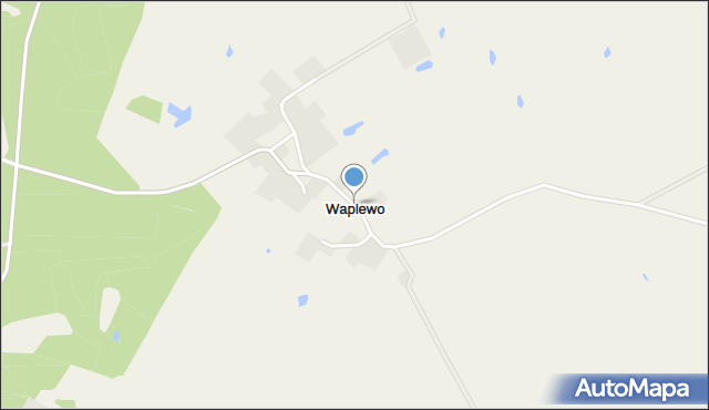 Waplewo gmina Jedwabno, Waplewo, mapa Waplewo gmina Jedwabno