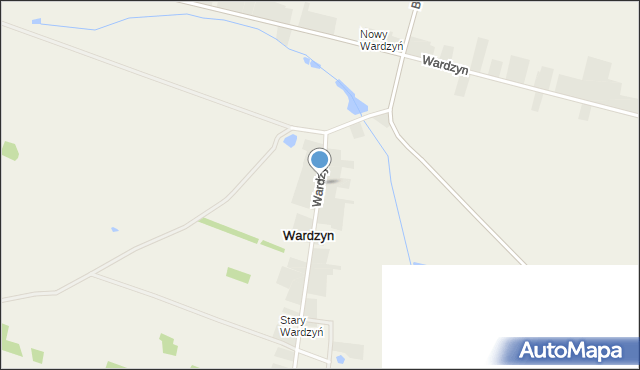 Wardzyn, Wardzyn, mapa Wardzyn