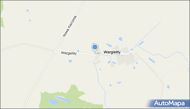 Wargielity, Wargielity, mapa Wargielity