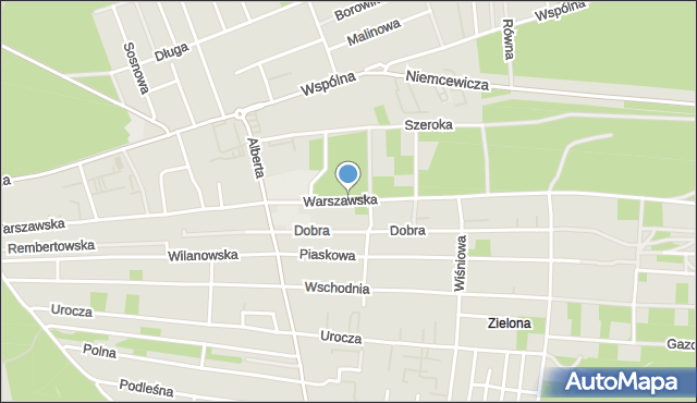 Warszawa, Warszawska, mapa Warszawy