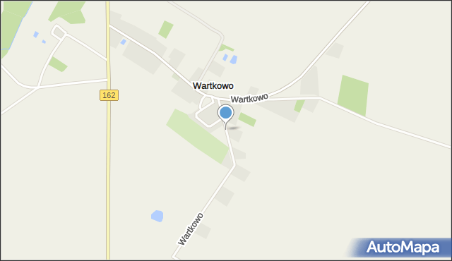 Wartkowo, Wartkowo, mapa Wartkowo