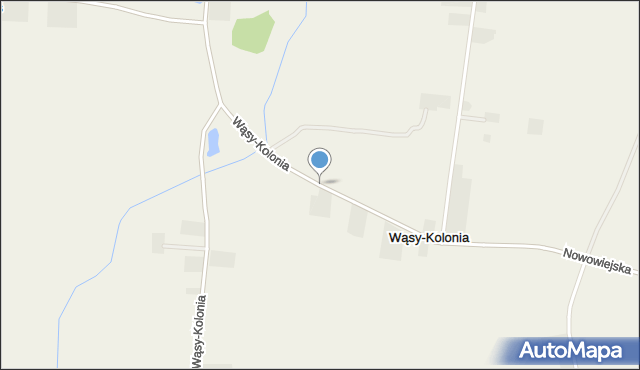 Wąsy-Kolonia, Wąsy-Kolonia, mapa Wąsy-Kolonia