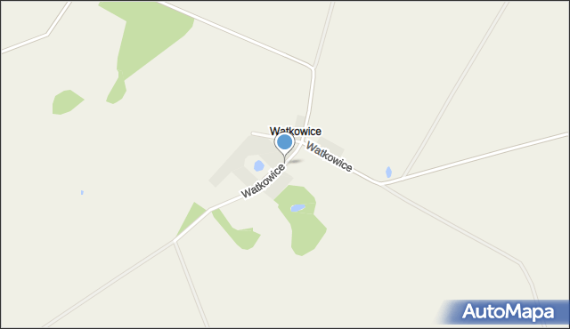 Watkowice, Watkowice, mapa Watkowice