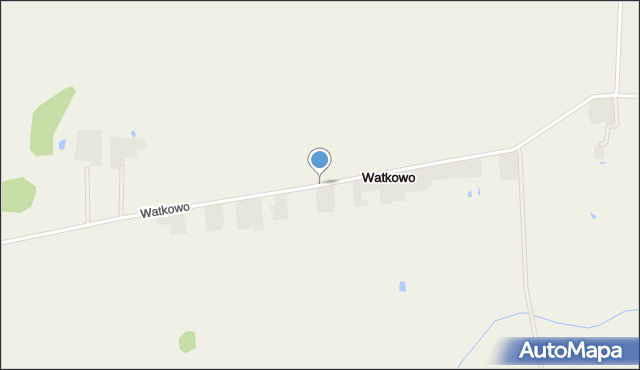 Watkowo, Watkowo, mapa Watkowo