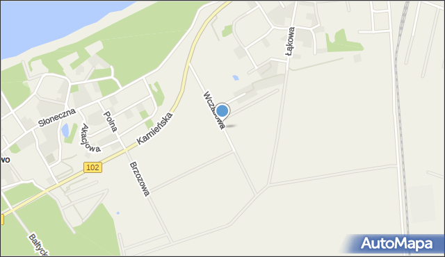 Pustkowo gmina Rewal, Wczasowa, mapa Pustkowo gmina Rewal