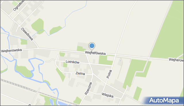 Bożepole Małe, Wejherowska, mapa Bożepole Małe