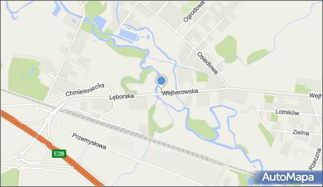 Bożepole Wielkie, Wejherowska, mapa Bożepole Wielkie