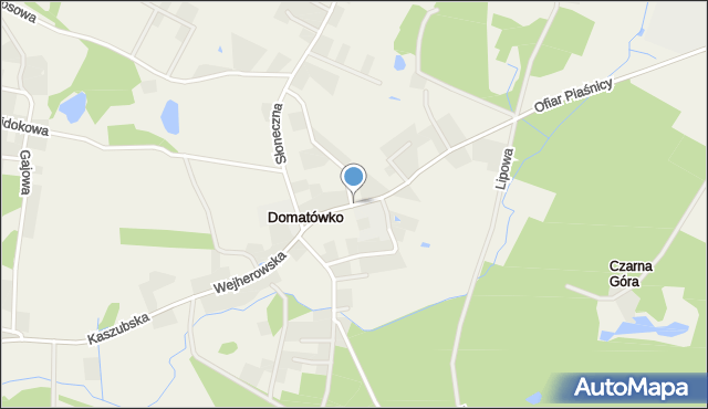 Domatówko, Wejherowska, mapa Domatówko