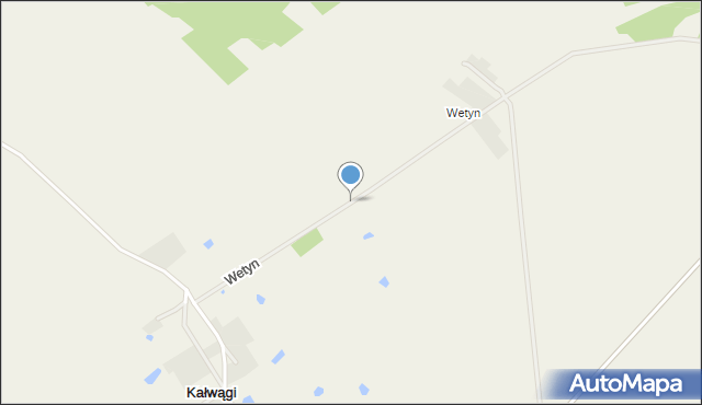 Kałwągi, Wetyn, mapa Kałwągi