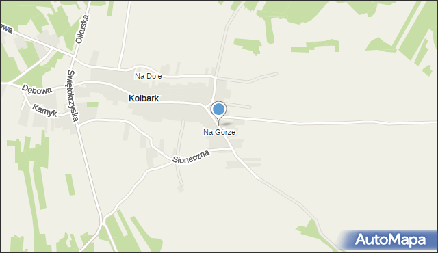 Kolbark, Wesoła, mapa Kolbark