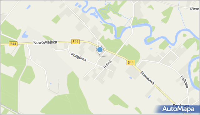 Kruki gmina Olszewo-Borki, Wesoła, mapa Kruki gmina Olszewo-Borki