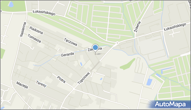 Mierzyn gmina Dobra (Szczecińska), Wesoła, mapa Mierzyn gmina Dobra (Szczecińska)