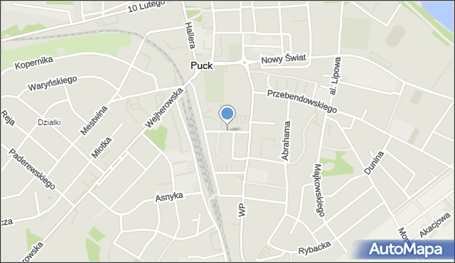 Puck, Wejhera, mapa Puck
