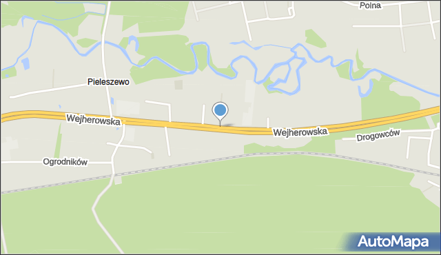 Reda, Wejherowska, mapa Reda