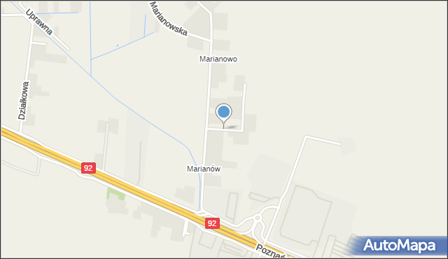 Tarnowo Podgórne, Wesoła, mapa Tarnowo Podgórne