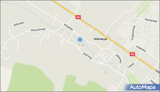 Tychy, Wesoła, mapa Tychów