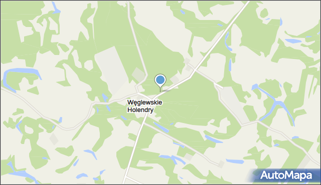 Węglewskie Holendry, Węglewskie Holendry, mapa Węglewskie Holendry