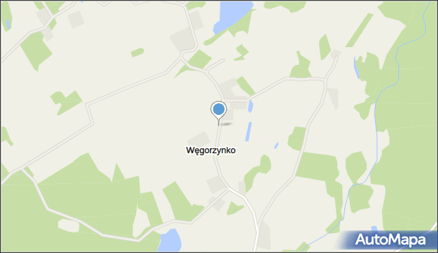 Węgorzynko, Węgorzynko, mapa Węgorzynko